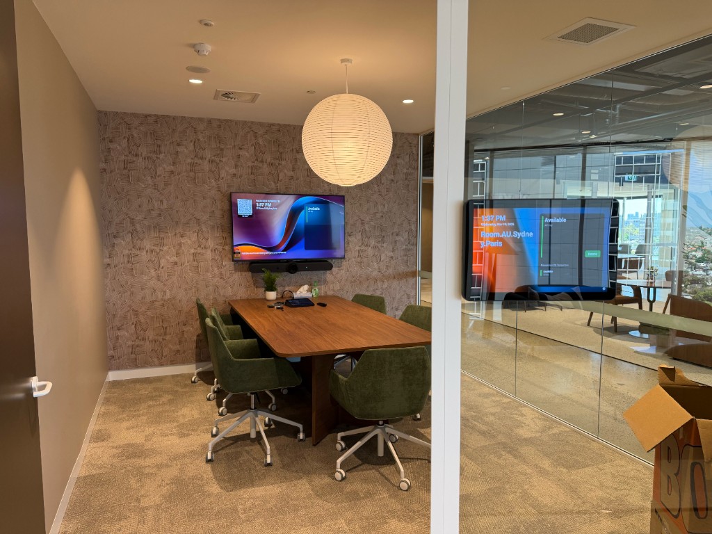 High end boardroom setup